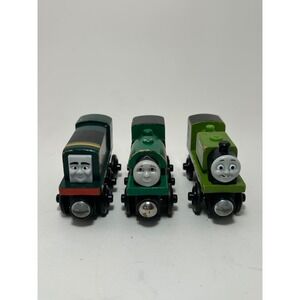 Thomas & Friends Wooden Railway Green Engine Lot Peter Sam Luke Paxton Trains